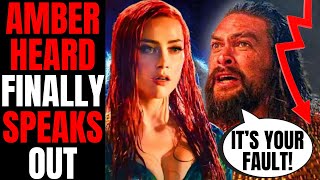 Amber Heard SPEAKS OUT As Fans Blame HER For Aquaman 2 Box Office FAILURE