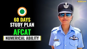 AFCAT Numerical Ability 60 Days Study Plan