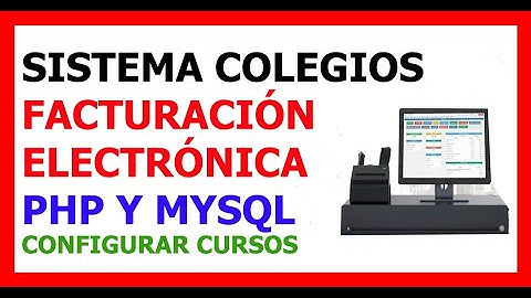 Sistema colegios, universidades online php con mysql configurar cursos