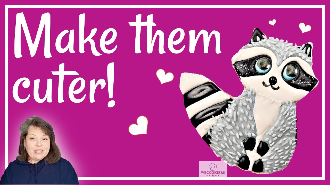 RACCOON COOKIES: 3 Cute & Easy Ways to Decorate