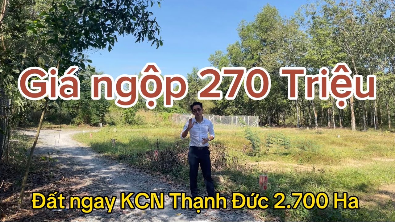 Lô đất kế KCN Thạnh Đức 2.700 hecta. Diện tích 100-130 m 2 Giá ngộp gấp ...