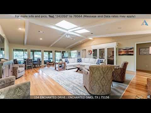154 Enchanted Drive, Enchanted Oaks, TX home video tour