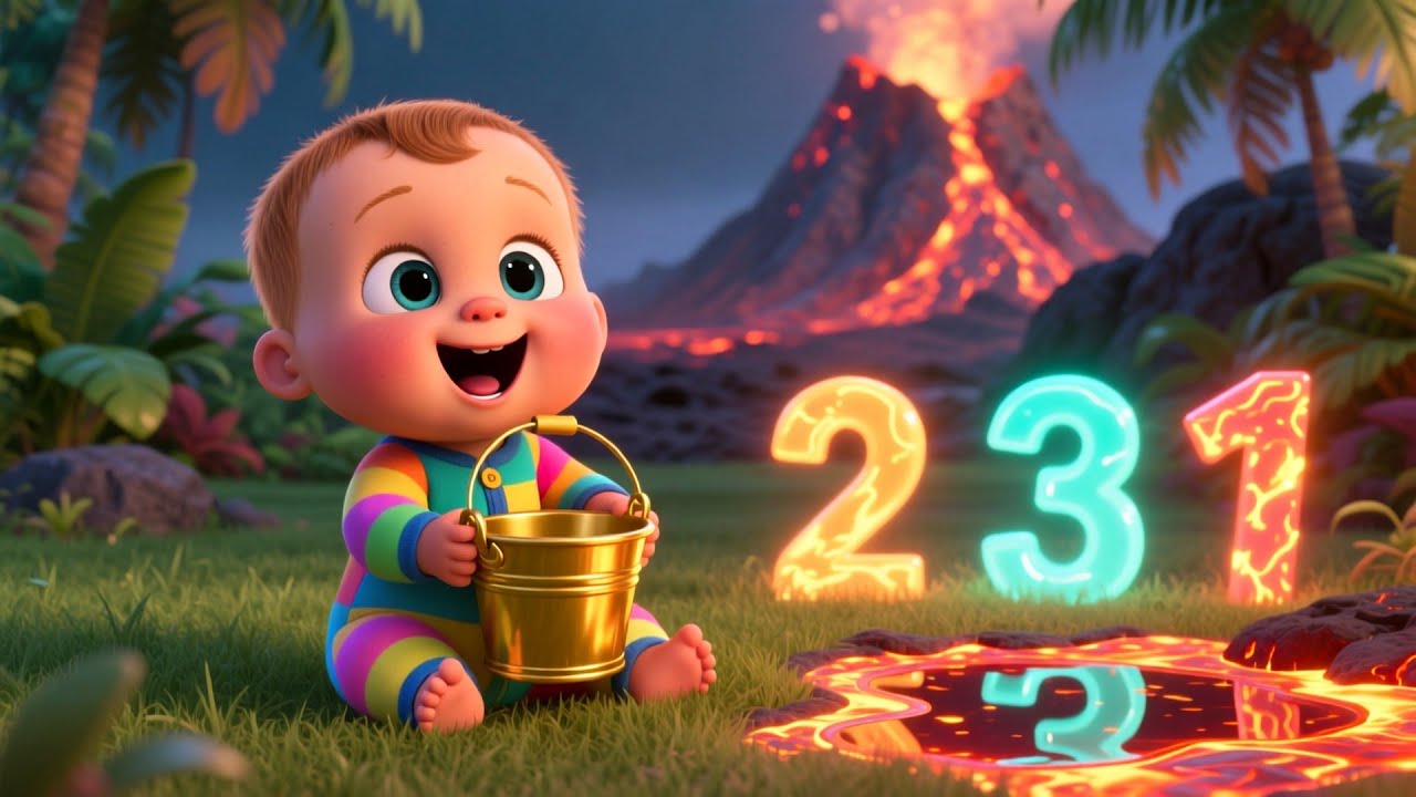 Hawaii Volcano Baby Magic 🌋🧸 Fun Adventure & Learning Song for Kids | Volcano Exploration