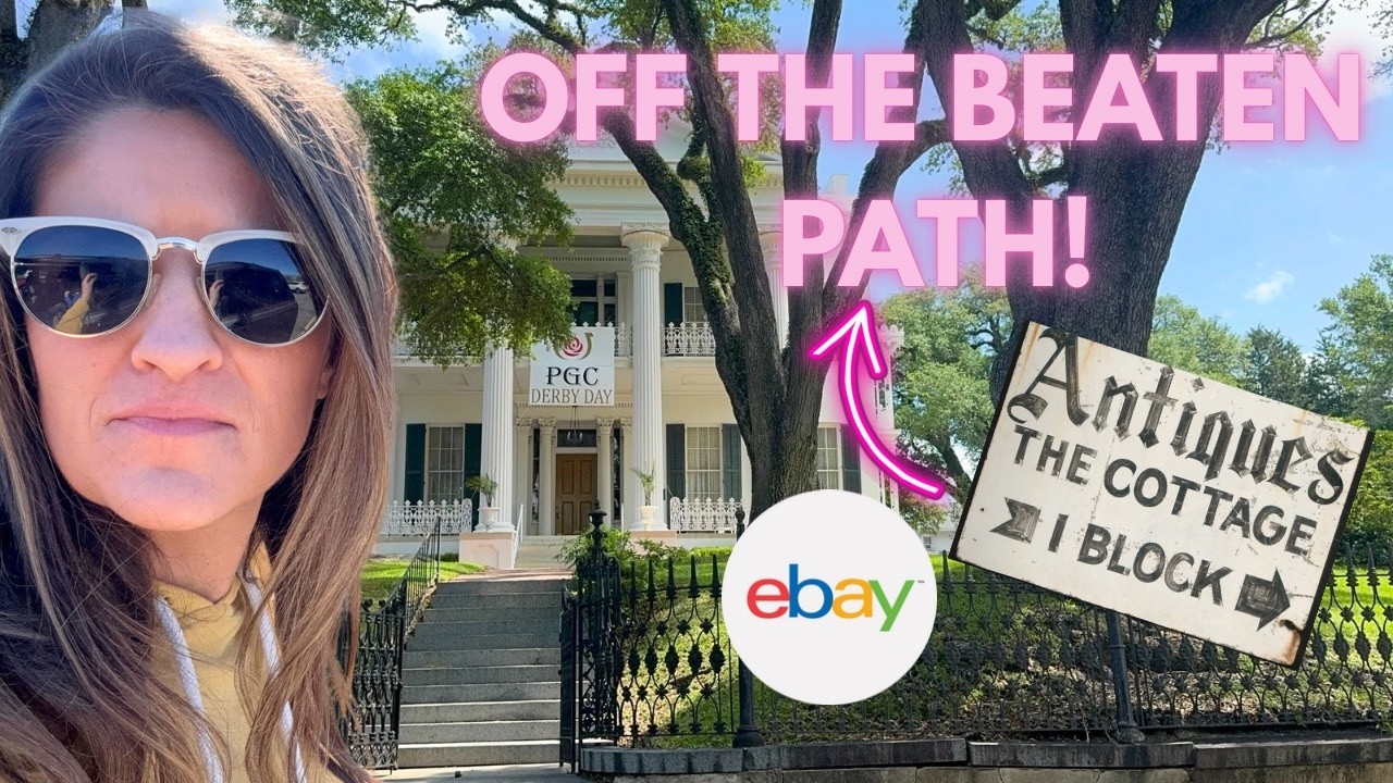 Exploring Little Thrift Stores in Mississippi! - Ebay Reseller Finds Old Antique Treasures