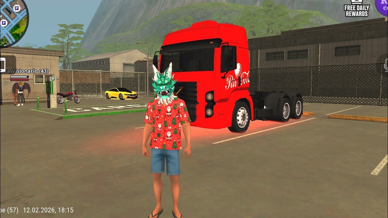 HOJE EU TRABALHEI NO CAMINHÃO E NO FINAL DEU RUIM NO (RIO RISE RP ) NO SERVIDOR 3