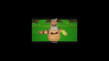 SpongeBob and Sandy save Squidward from Robot Patrick #shorts