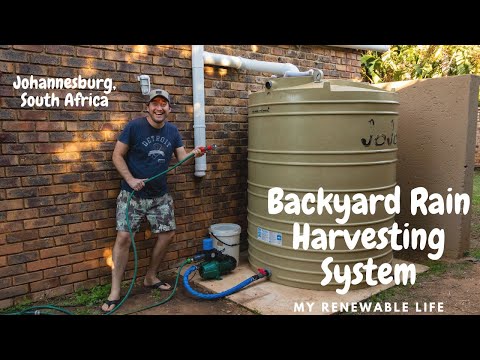 Tour of my DIY Rain Harvesting System | Perfect for beginners - My Renewable Life