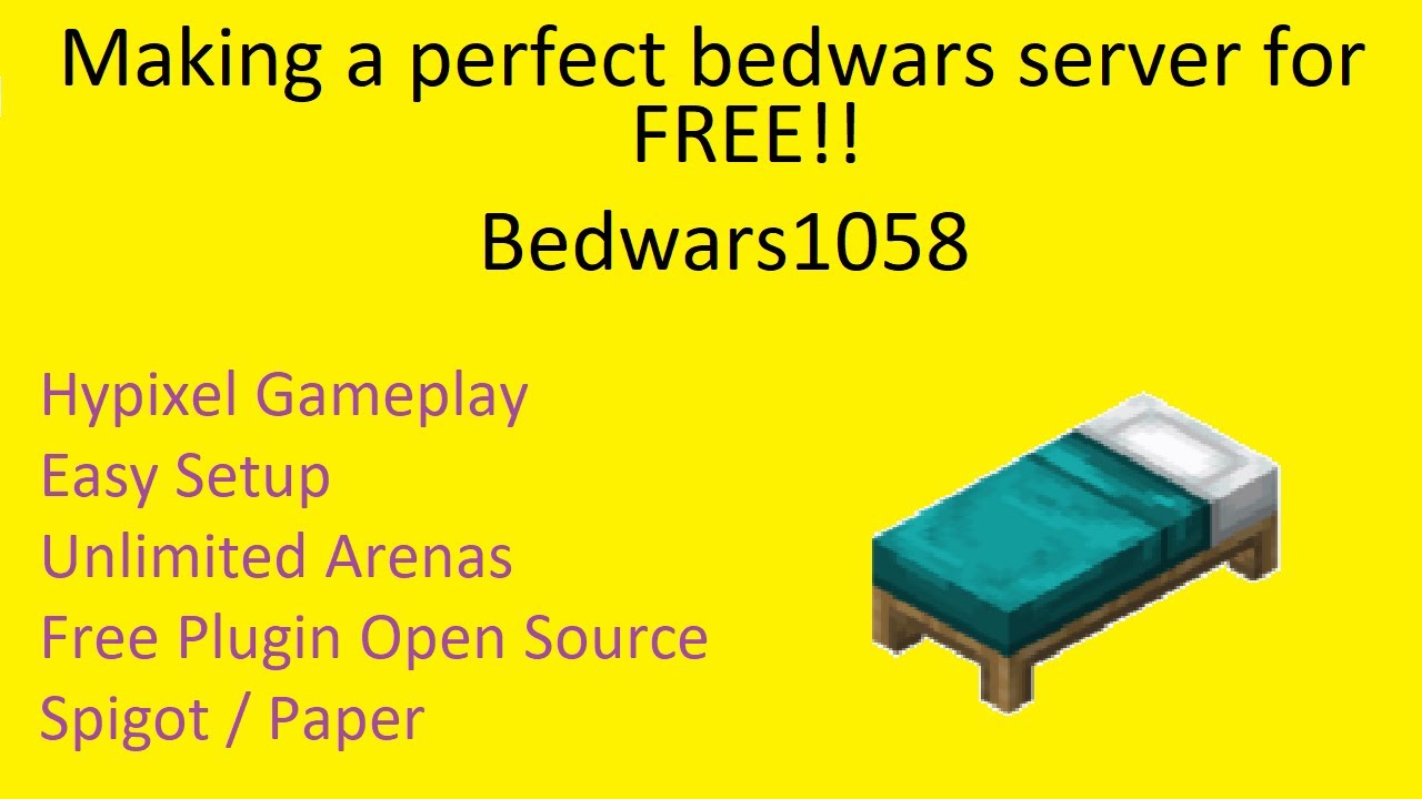 How to Set up a PERFECT Bedwars Server