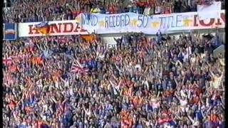 2003 Rangers win the league,  6 v 1 v Dunfermline