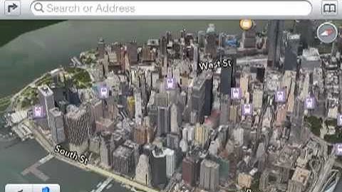 iOS 6 3D Maps