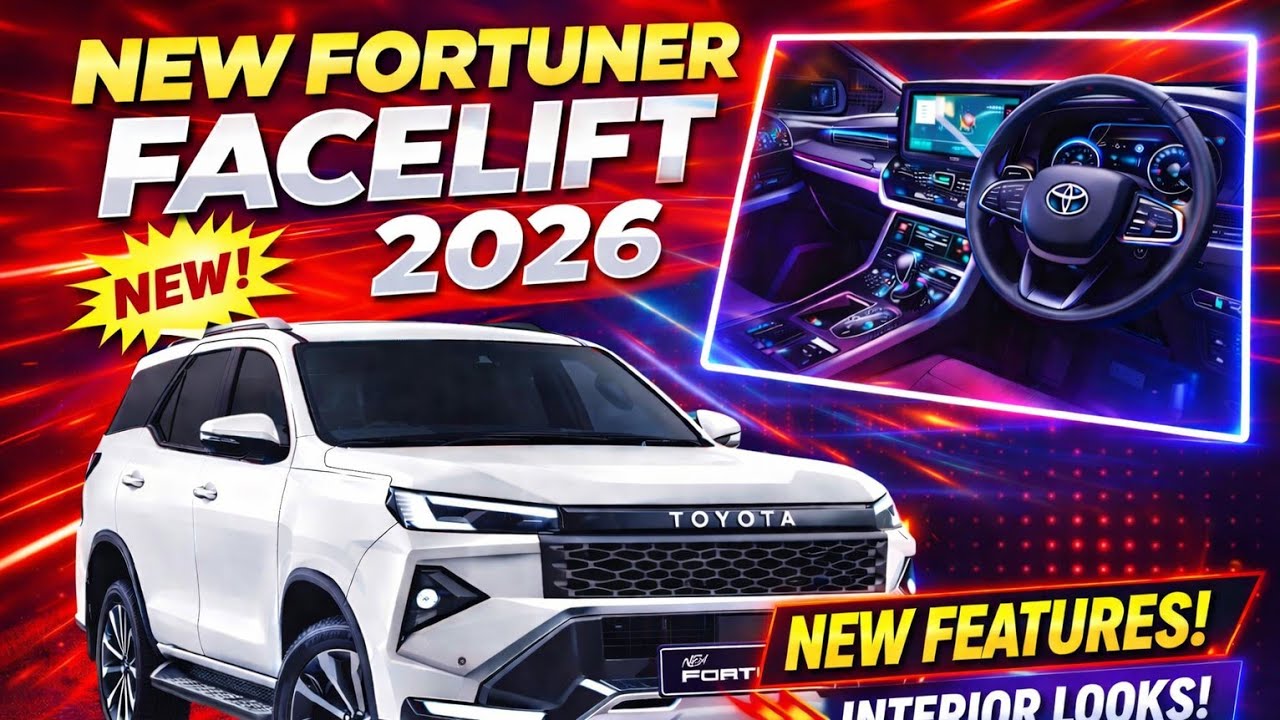 Fortuner Facelift 2026 Testing With New Features Interior Looks Price 