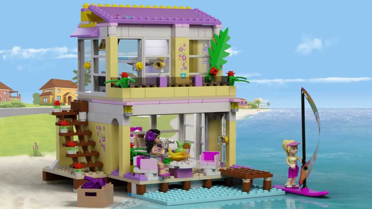 斯蒂芬妮的沙灘小屋 Stephanie's Beach House - 樂高 好朋友 LEGO Friends - 41037 - 產品動畫