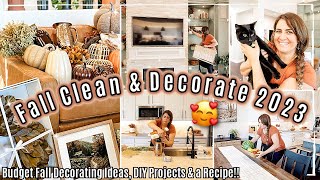 FALL CLEAN \& DECORATE WITH ME 2023 :: Fall Cleaning \& Decorating on a Budget