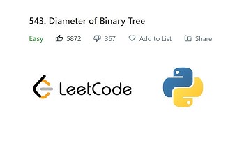 Diameter of Binary Leetcode Python