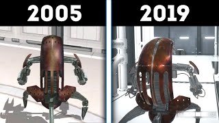 New Droideka 2019 Vs Old Droideka 2005 Gameplay - Star Wars Battlefront 2
