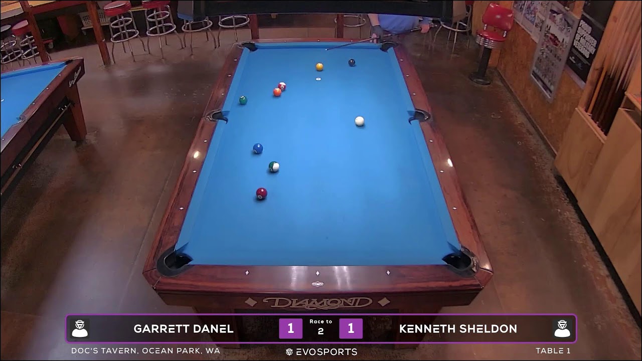 GARRETT DANEL  vs KENNETH SHELDON  - DOC'S TAVERN - TABLE 1 | EvoSports