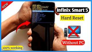 Infinix Smart 5 Hard Reset | Without Pc | Remove Pattern, Pin, Password ||  New Method 100% Tested