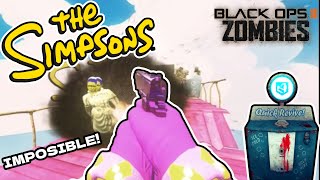 EL CUSTOM MAP DE BO2 IMPOSIBLE DE LOS SIMPSONS | BLACK OPS 2 ZOMBIES | Gameplay Español