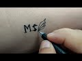 Ms tattoo design