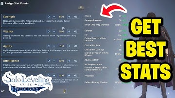 How To Get Best Stats in Solo Leveling: ARISE OVERDRIVE - Fastest Guide