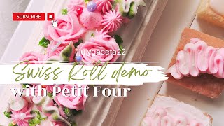 TESDA Training | Demo of Chiffon Swiss Roll with Petit Four  | July Gaceta