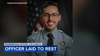 Family, friends remember fallen Chicago Police Officer Luis Huesca at funeral