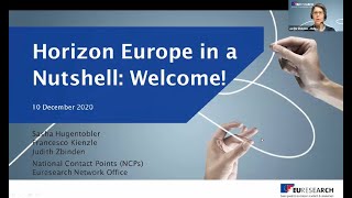 Euresearch Webinar - Horizon Europe in a Nutshell