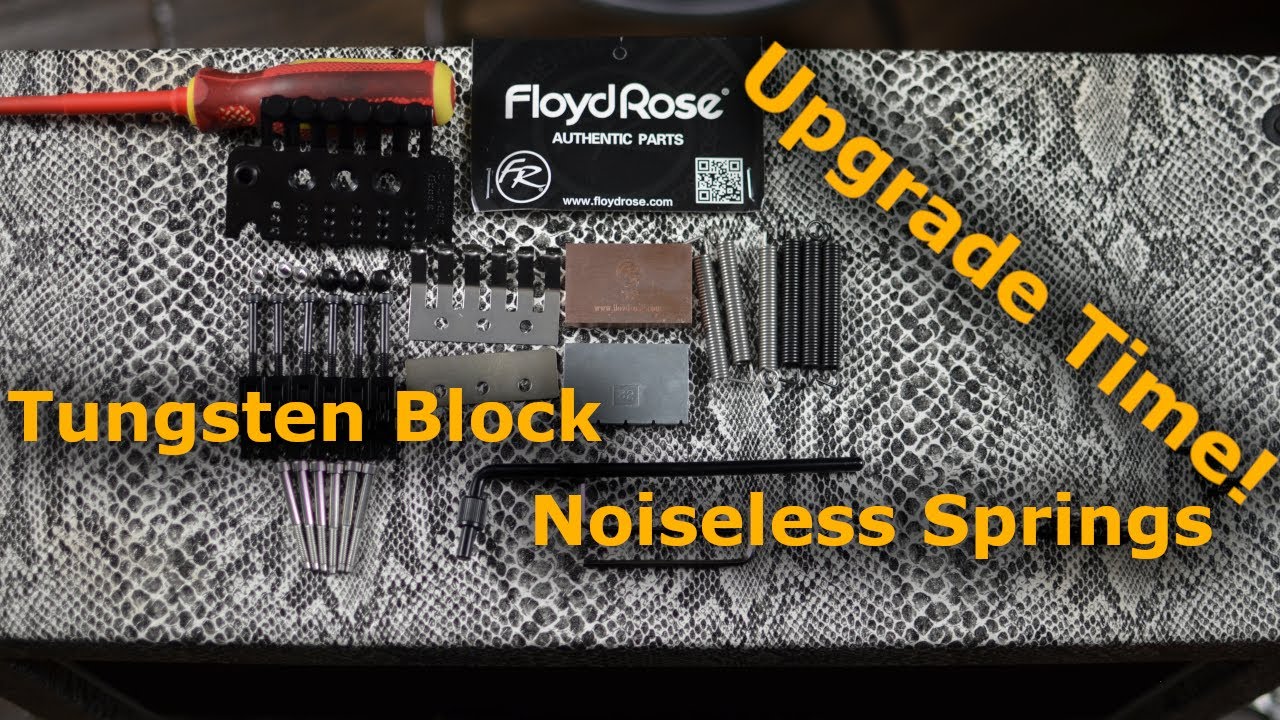 Floyd Rose Upgrades - Fat Tungsten Sustain Block + Noiseless