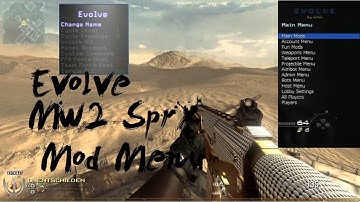 MW2 *NEW* [1.14 SPRX] EVOLVE Host + Pregame Mod Menu (Azza,Slide,Unlock all,Aimbot)