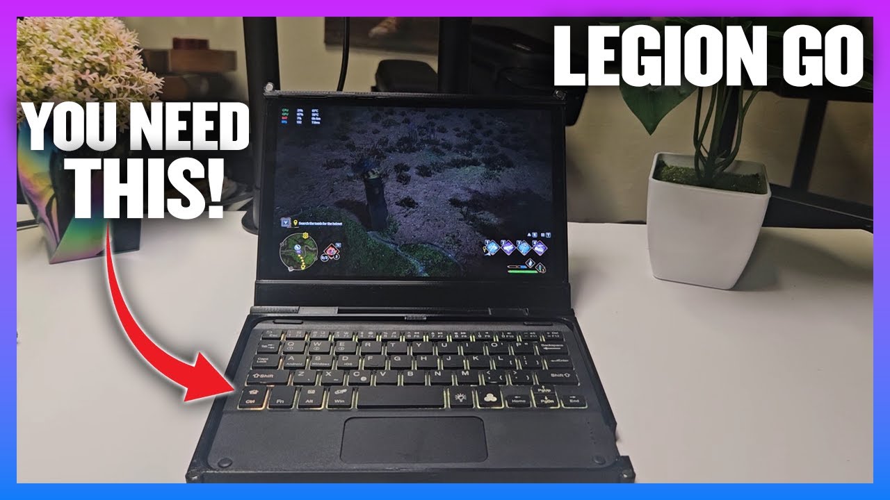 The Ultimate Legion Go Accessory Is Here! Turn Your Legion Go Into A Microsoft Surface Pro!