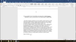project statistic