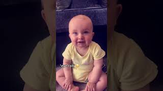 Thats not cryingthats acting.#baby #funnymoments #babymoments #pra...