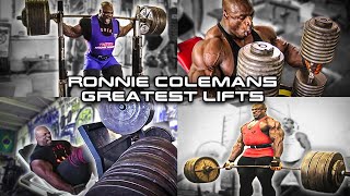 Ronnie Coleman Greatest Lifts EVER | Compilation | Ronnie Coleman