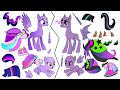 My little pony Alicorns  Blind  bags Nice vs Dark- Twivine Nightmaremoon Daybreaker -MLP Paper craft
