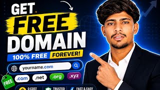 How To Get FREE Domain Name For Lifetime 😱 | Step-by-Step Hindi