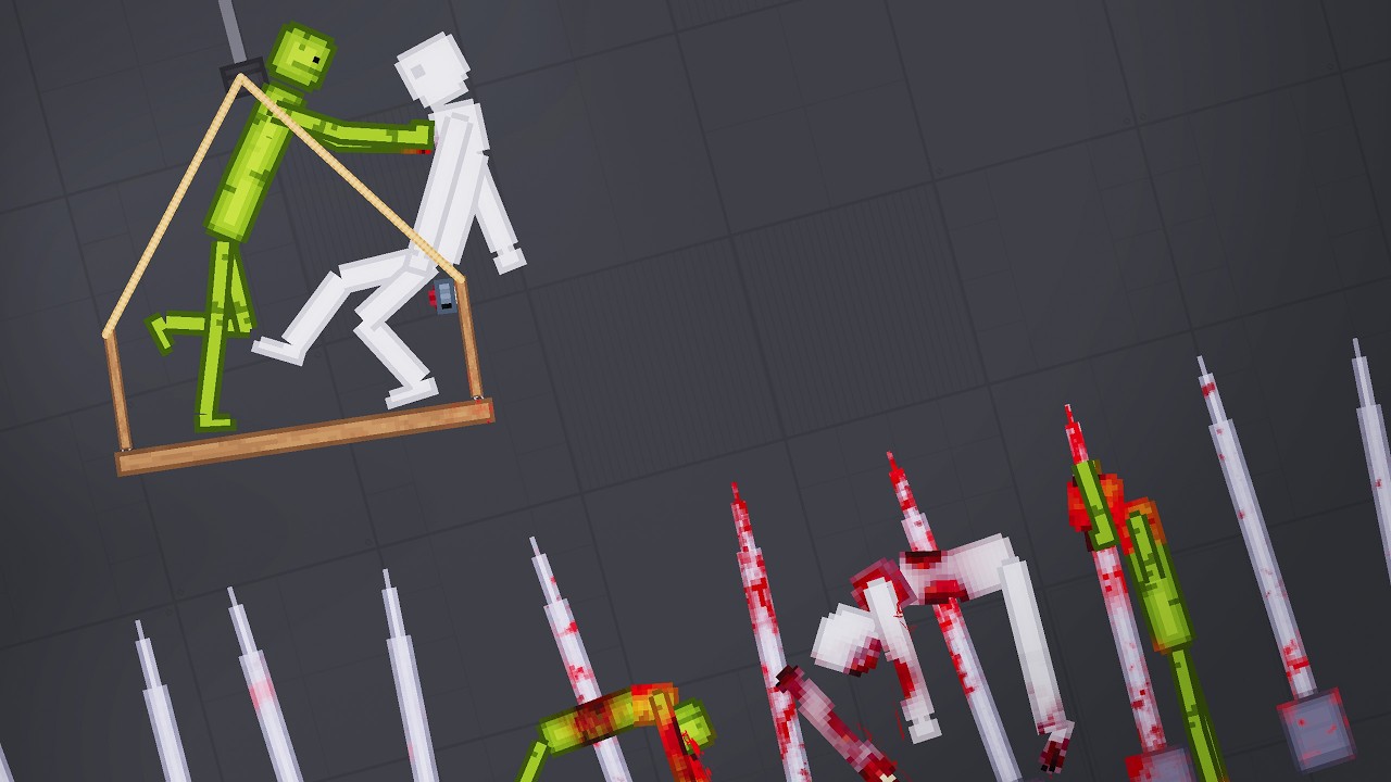 Melons Fight Against The People In People Playground