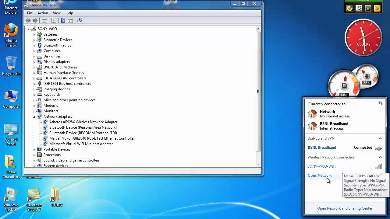 How to turn on or turn off wifi and bluetooth in Windows 7 and Vista ...