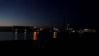 Dusk on the river.