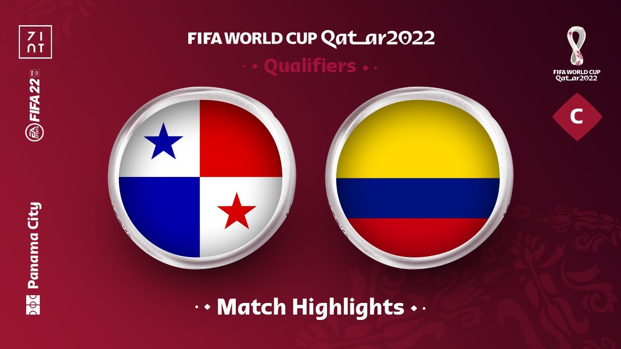 Panama V Colombia Fifa World Cup Qatar 22 Qualifiers Fifa 22 Mod Group C Match Highlights Youtube
