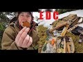 EXPLORING A MOUNTAIN WITH MY DOG; EDC TALK, FRICTION FIRE (FIRE PISTON), FIRESTEEL, WILD PLANTS.