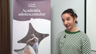 La Perla Brillante - Academia Adolescentelor: ce se studiază? Află feedback-ul elevelor