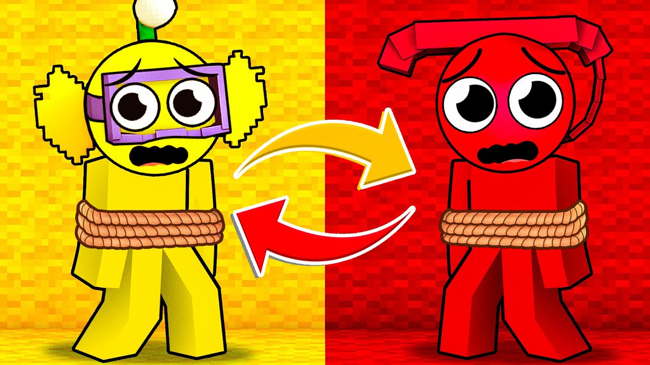 We SWAPPED COLORS In Minecraft!
