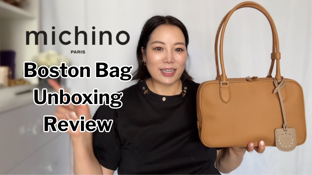 Unboxing and Review Michino Paris Boston Bag - YouTube