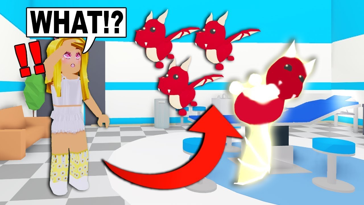 My Legendary Neon Dragon Had Triplets In Adopt Me Roblox Youtube