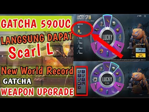 NEW WORLD RECORD GATCHA WEAPON UPGRADE!!! CUMA HABIS 590UC @geektomz5680