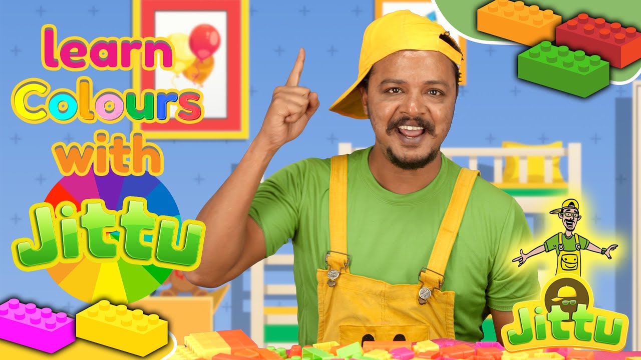 Learn Colors in Tamil with JITTU | Kids Learning | Tamil Edutainment | Colours | Building Blocks