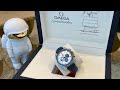 Unboxing the ultra rare OMEGA Speedmaster Silver Snoopy Award 50th Anniversary Moonwatch & review 4K
