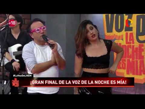 Adri Vainilla en La Voz de LA NOCHE ES MIA LNEM