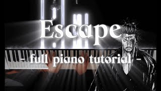 Escape - full piano tutorial - Kilgore Doubtifire Resimi