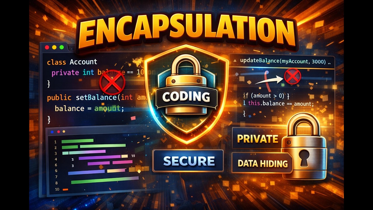 #encapsulation in Java with Coding Example | #oop Concepts Explained ...